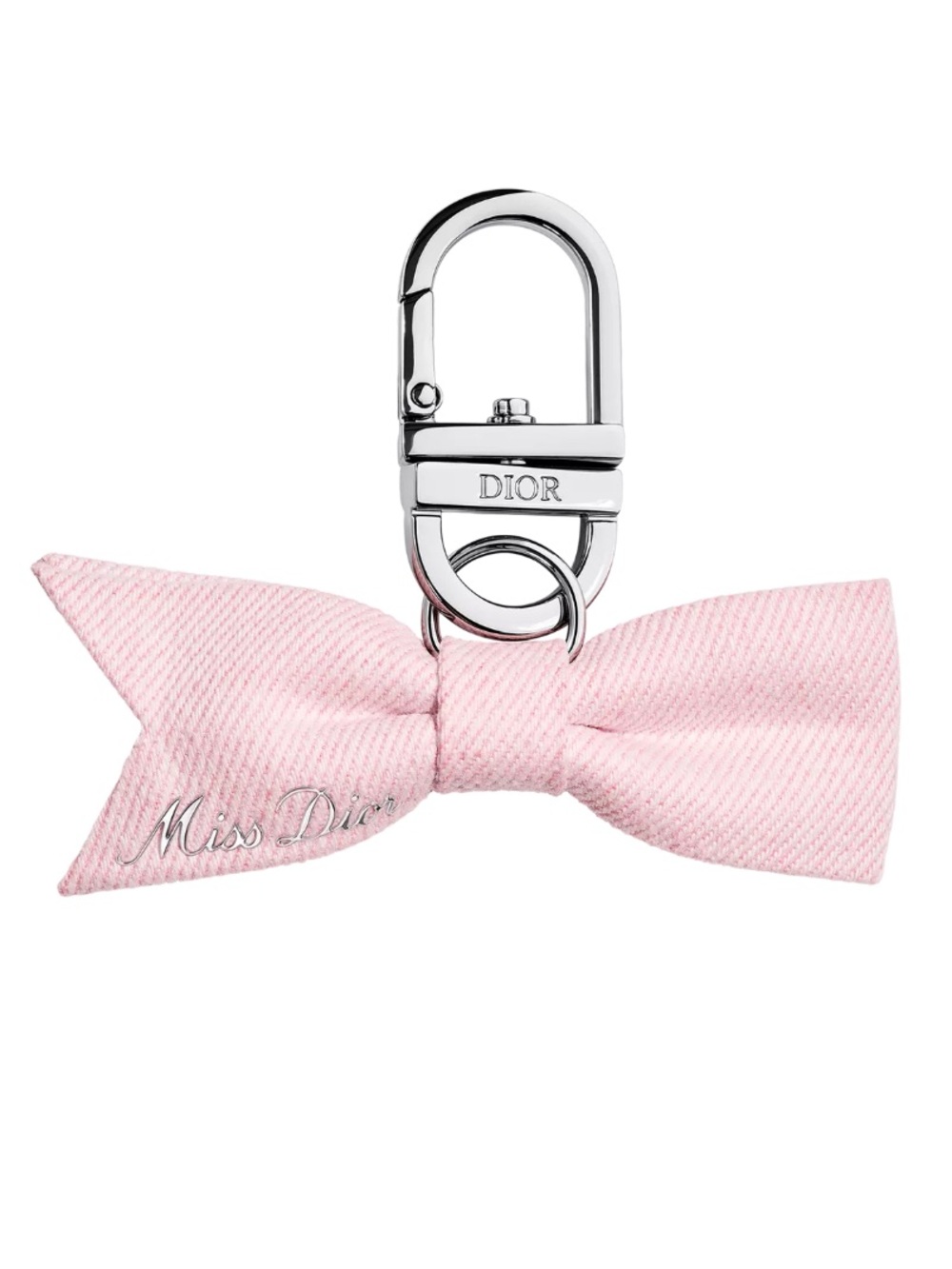Miss Dior Light Pink Bow Keychain